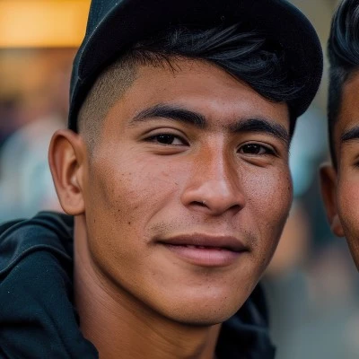 A young man with short black hair, wearing a black hoodie and cap, with a confident expression and slight smile. As a passionate Kuyaplay player, he enjoys the thrill of online gaming, exciting rewards, and big wins.